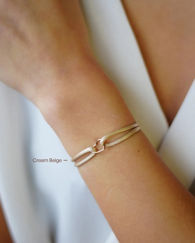 14k Open Heart Armband - Gepersonaliseerde Armband