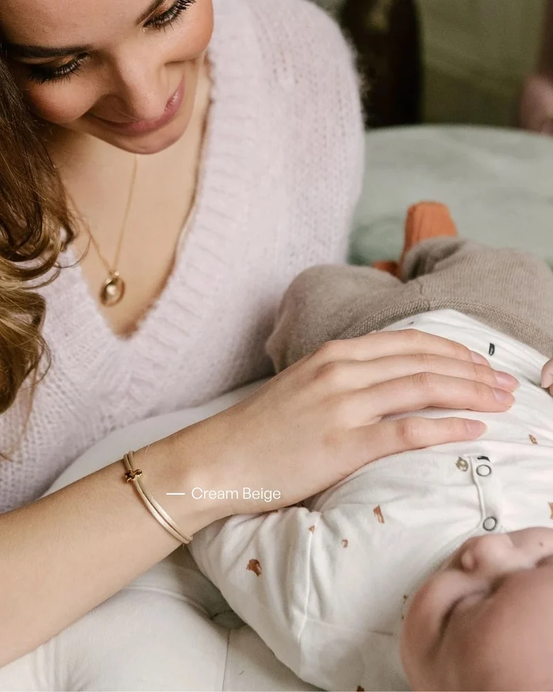 14k PROUD MOM Armband - Gepersonaliseerde Armband