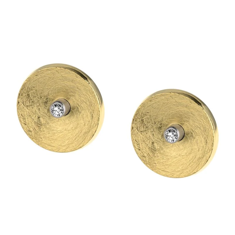 Edelstahl Ohrstecker vergoldet ERNSTES DESIGN E731
