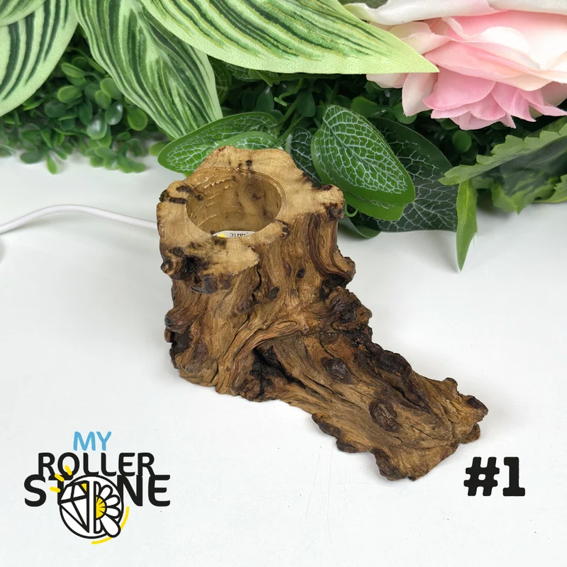 LED-Ständer aus Holz für Kugel