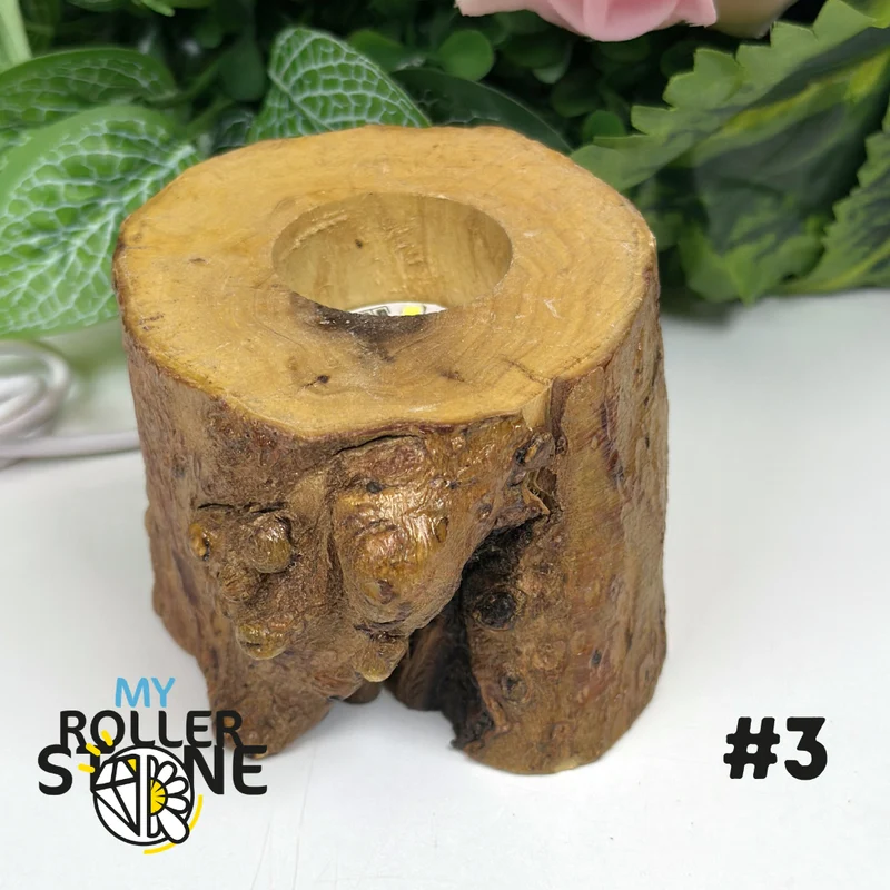 LED-Ständer aus Holz für Kugel