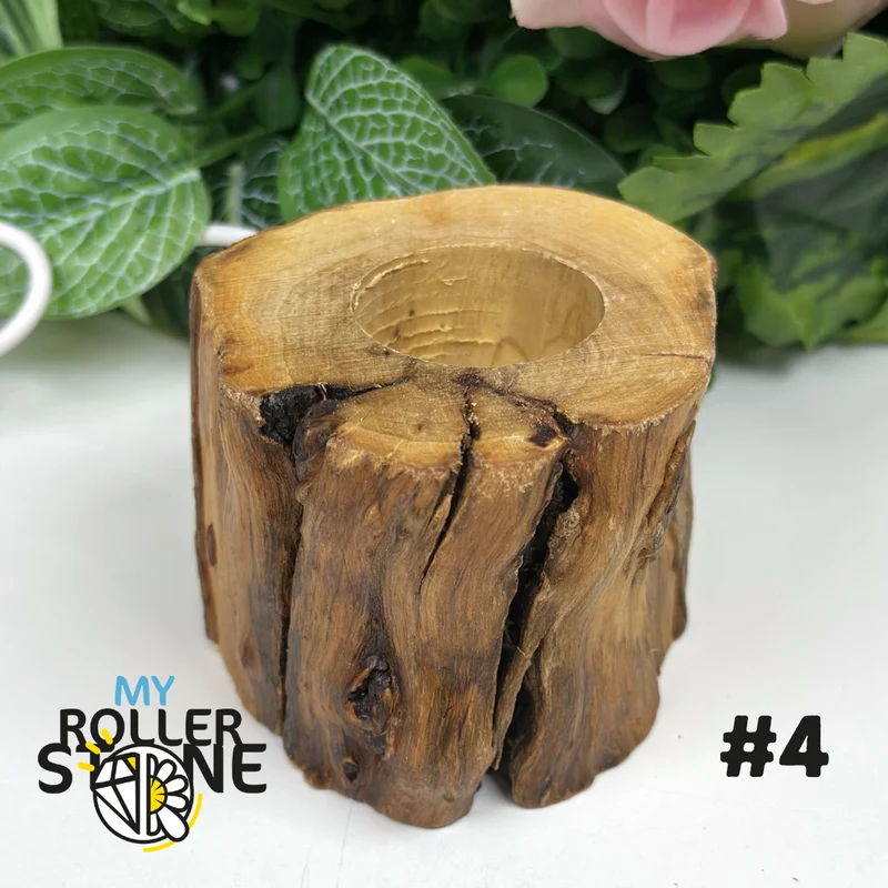 LED-Ständer aus Holz für Kugel