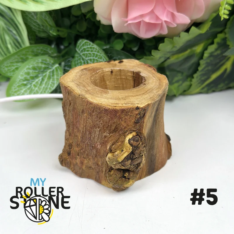 LED-Ständer aus Holz für Kugel