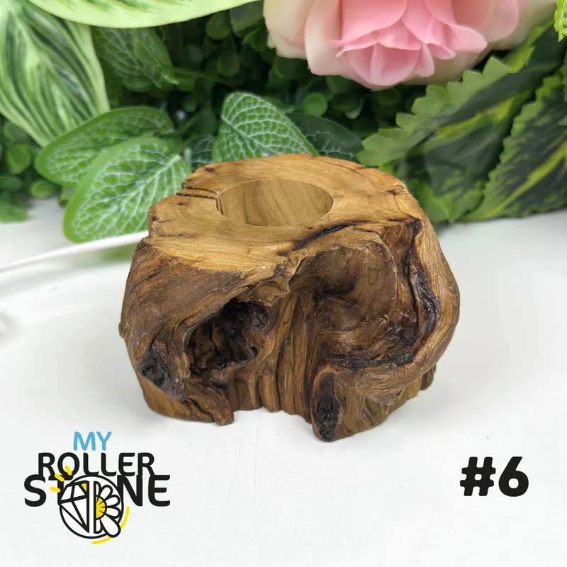 LED-Ständer aus Holz für Kugel