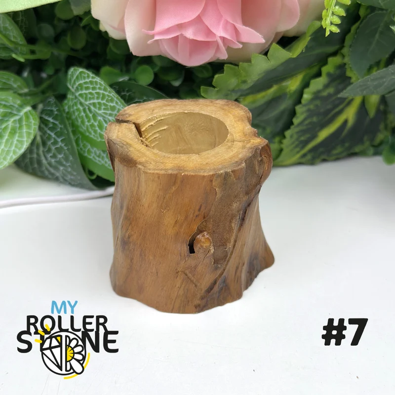 LED-Ständer aus Holz für Kugel