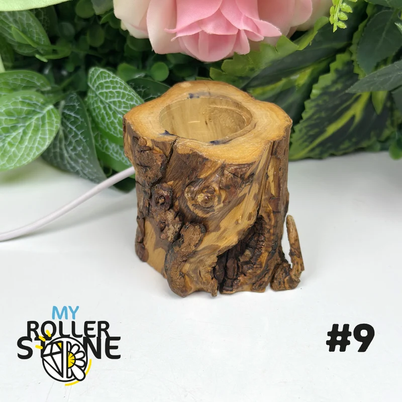 LED-Ständer aus Holz für Kugel