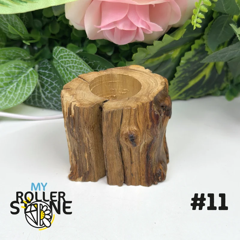 LED-Ständer aus Holz für Kugel