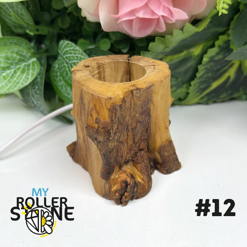 LED-Ständer aus Holz für Kugel