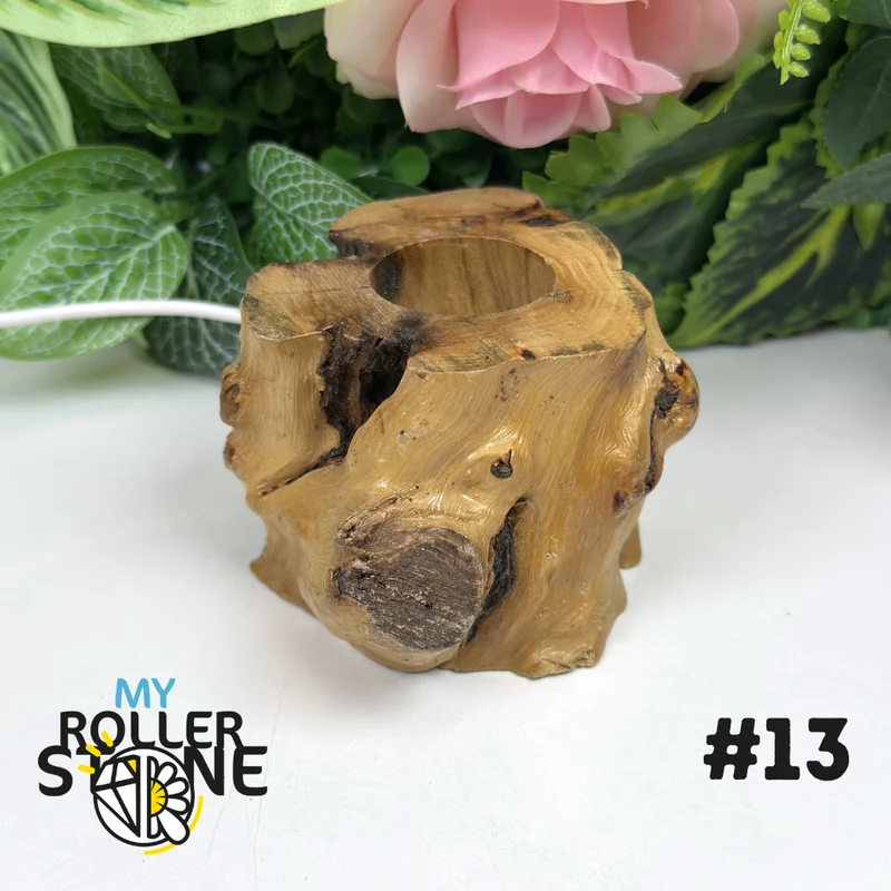 LED-Ständer aus Holz für Kugel