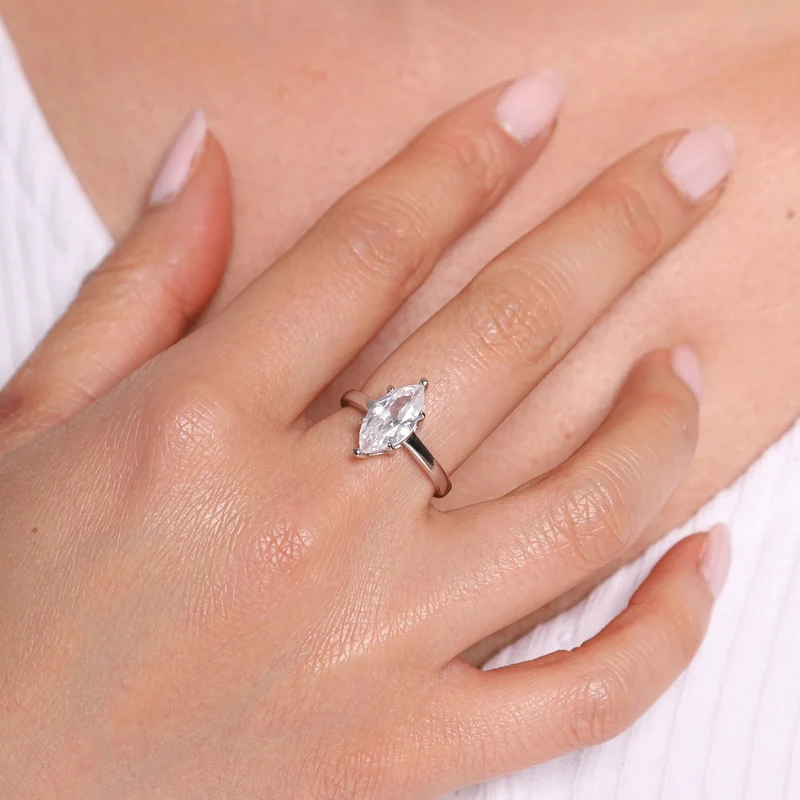 Marquise Ring | 925 Echtsilber