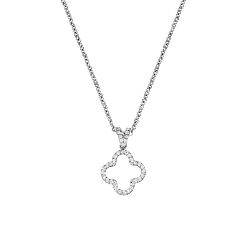 Bright Clover Kette | 18K vergoldet