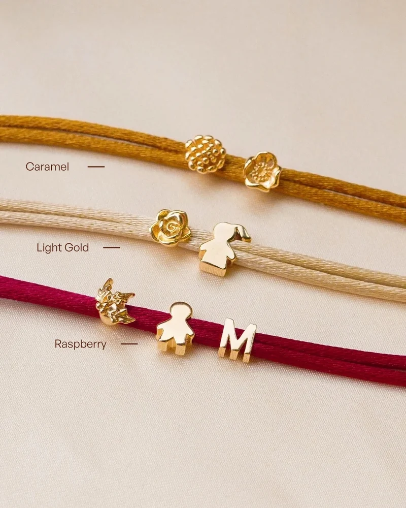 Geboortebloem Beads Armband - Verguld - Gepersonaliseerde Armband
