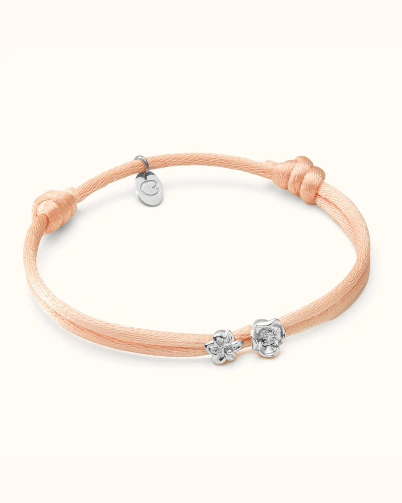 Geboortebloem Beads Armband - Zilver - Gepersonaliseerde Armband