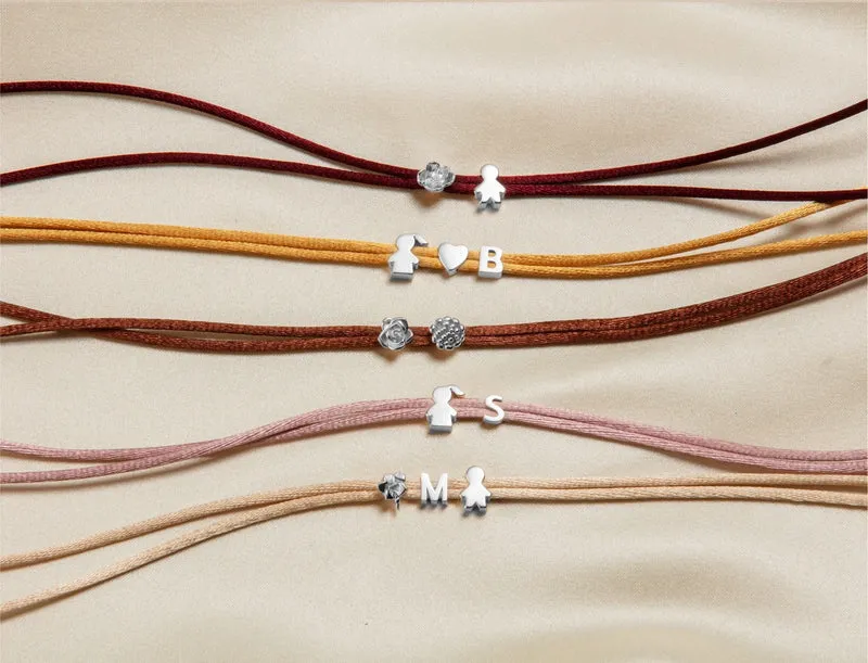 Geboortebloem Beads Armband - Zilver - Gepersonaliseerde Armband