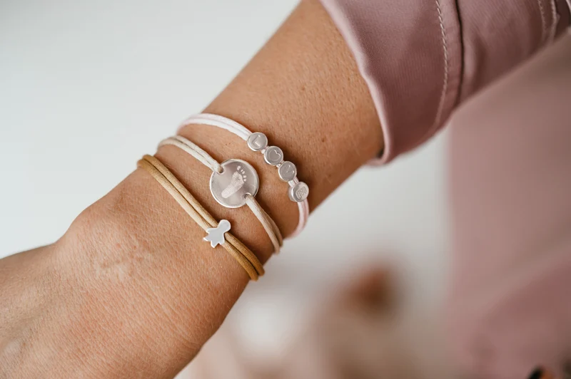 Herknopen Proud Mom Armband - Zilver - Gepersonaliseerde Armband