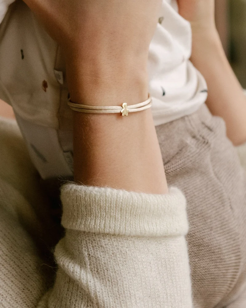 Herknopen 14k Proud Mom Armband - Gepersonaliseerde Armband