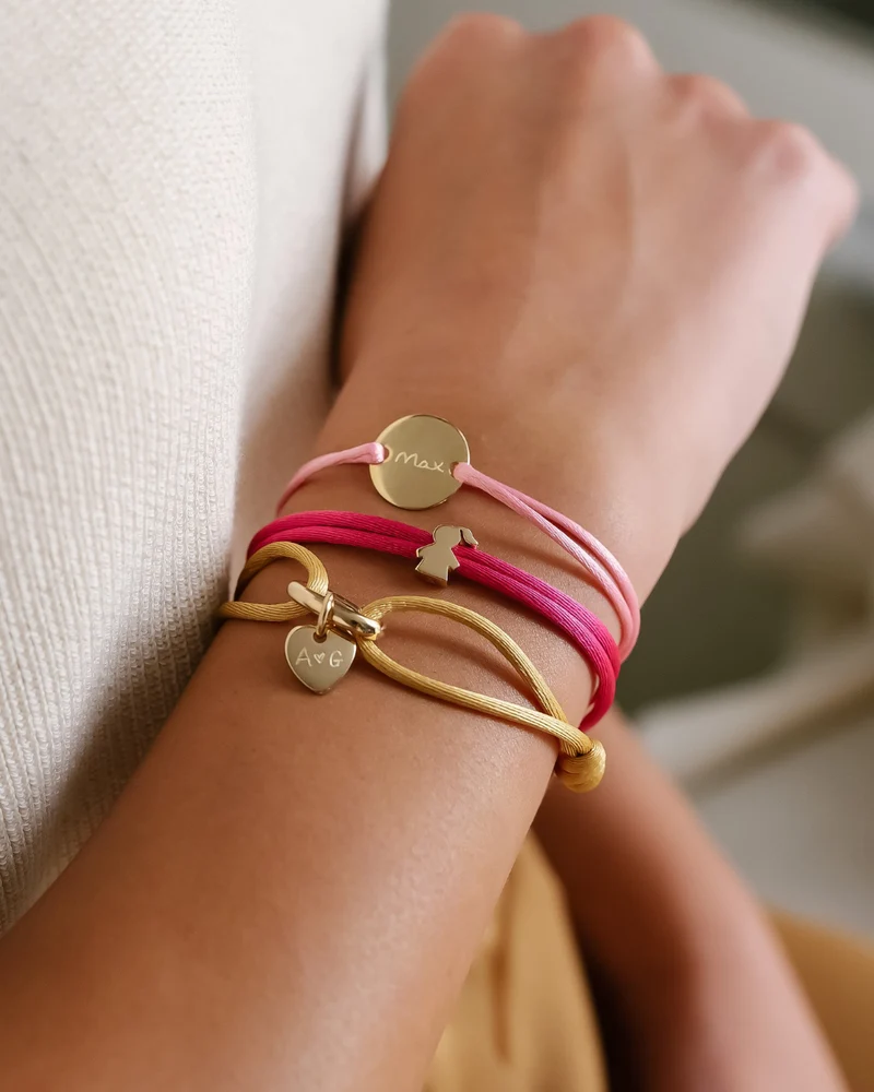 Herknopen Proud Mom Armband - Verguld - Gepersonaliseerde Armband