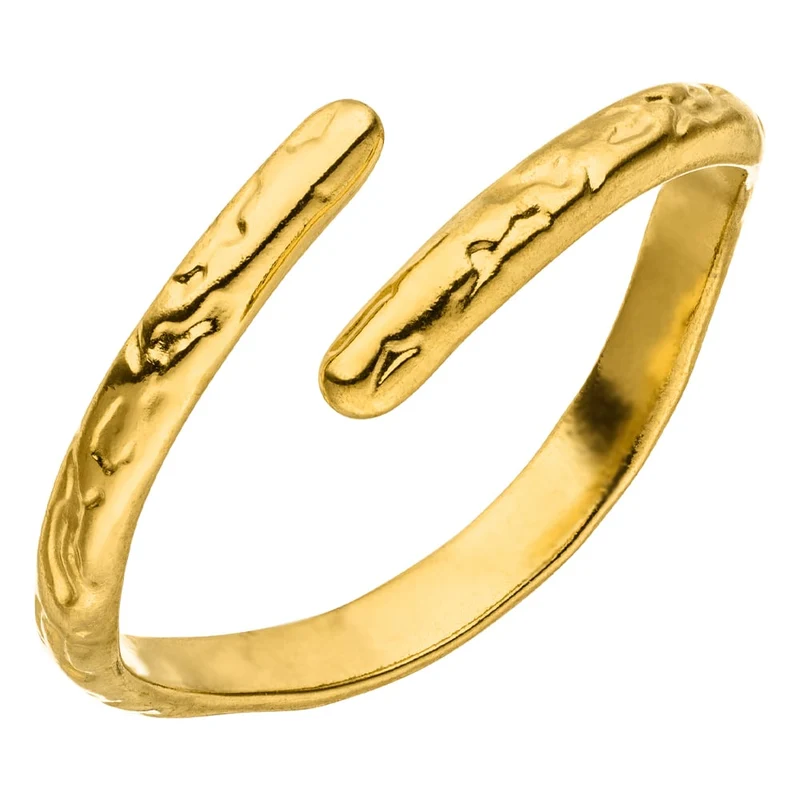 Hammered Ring | 18K vergoldet