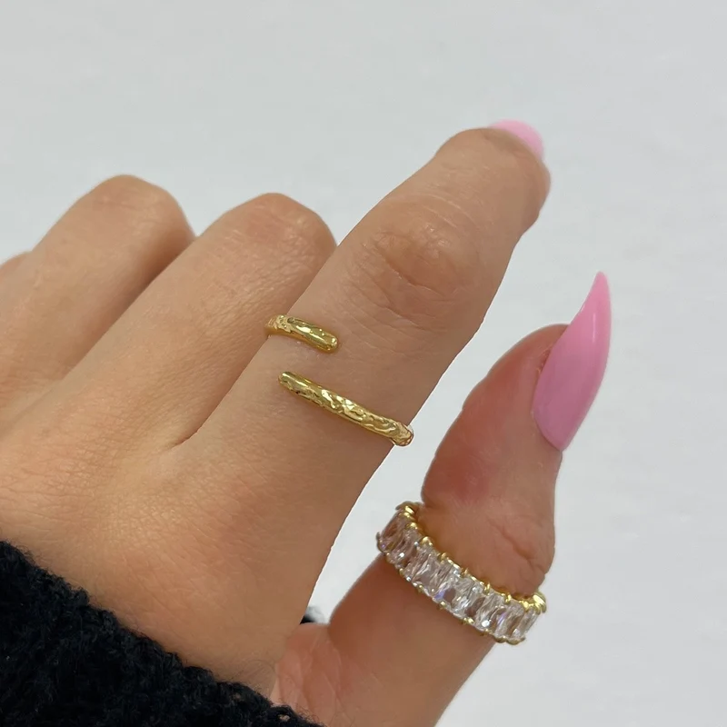 Hammered Ring | 18K vergoldet