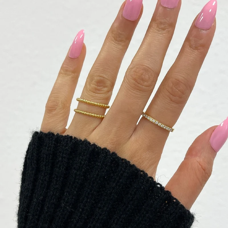 Dots Ring | 18K vergoldet