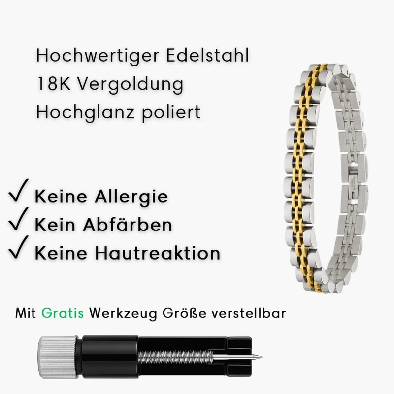 Grace Armband | 18K vergoldet