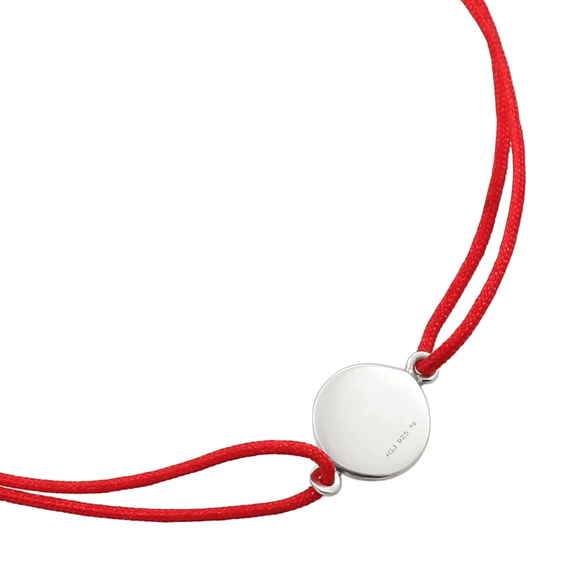 Armband Plättchen | Nylon (Rot)