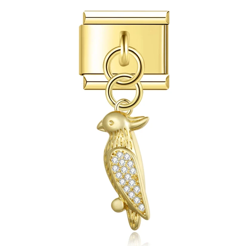 Anhänger goldener Vogel
