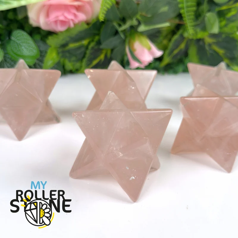 Rosenquarz Merkaba