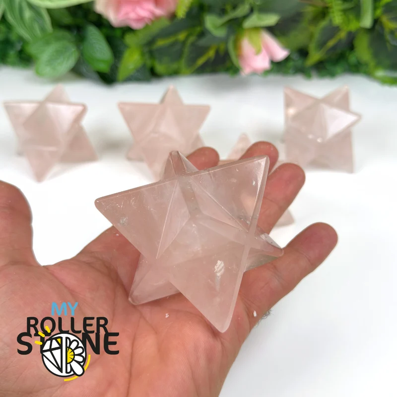Rosenquarz Merkaba