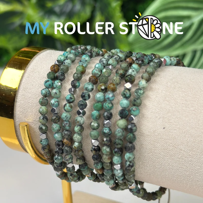 Verstellbares Armband aus afrikanischem Türkis