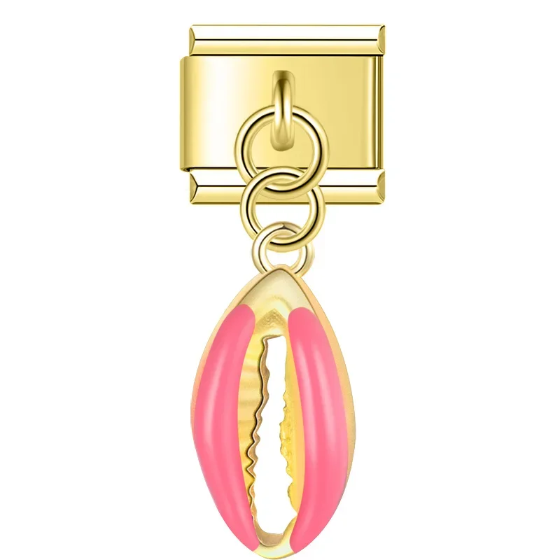 Anhänger Muschel pink
