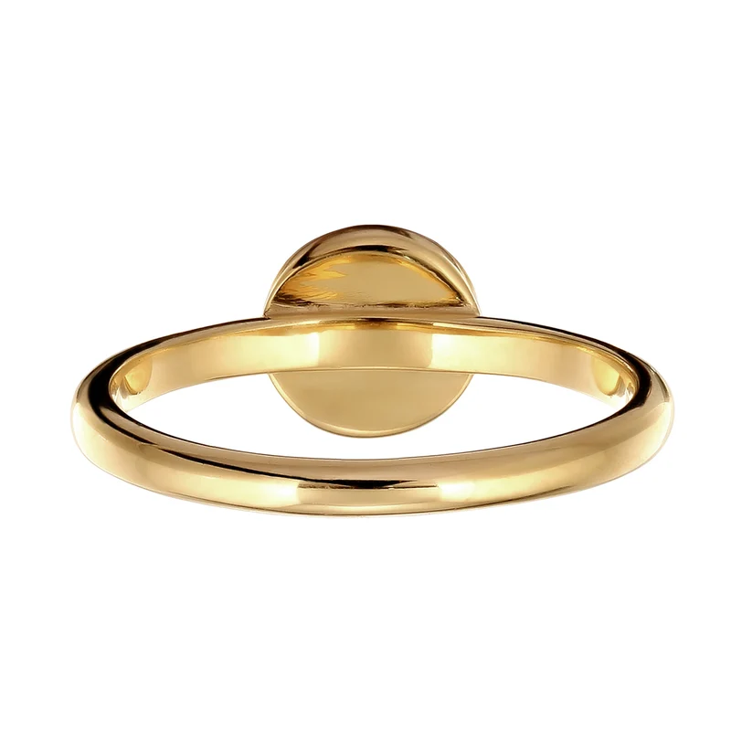 Solitär-Ring | Feldspat (Orange)