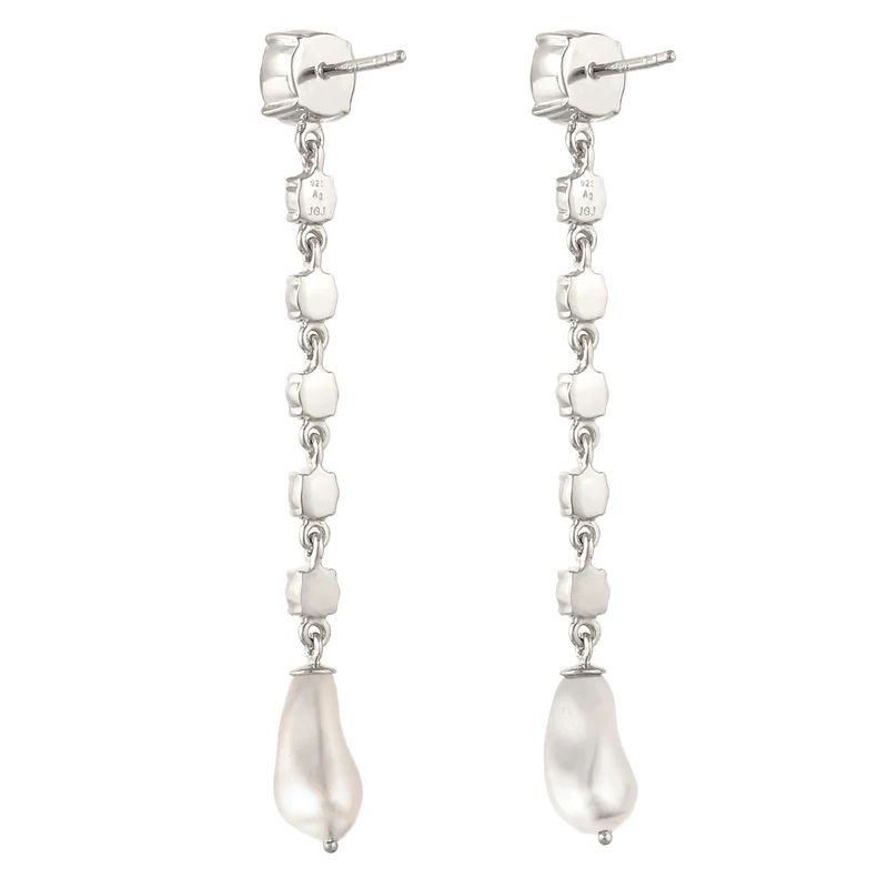 Ohrstecker | Mit Perlen & Kristallen von Swarovski® (Weiß)