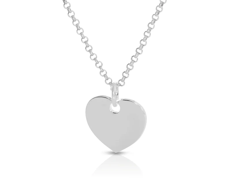 Herz Kette 925 Sterling Silber Anhänger Herz
