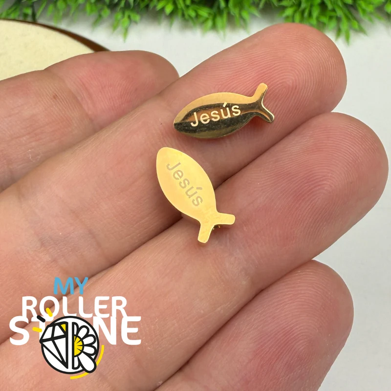 Pearl Fish Jesus Gold