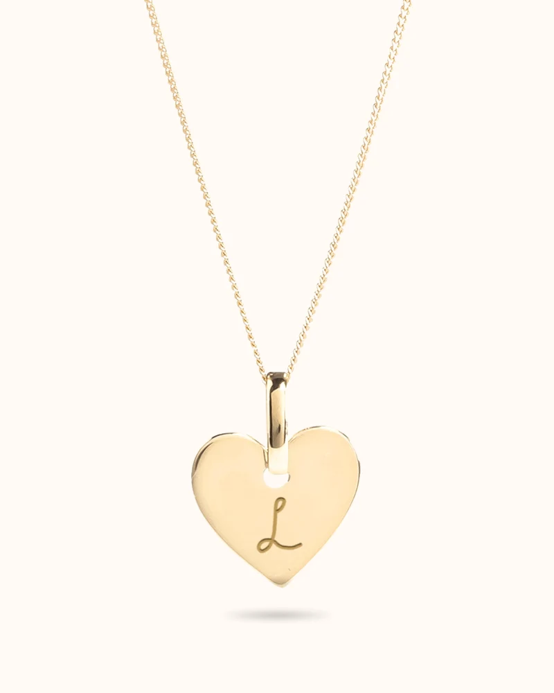 14k Mini Heart Ketting - Gepersonaliseerde Ketting