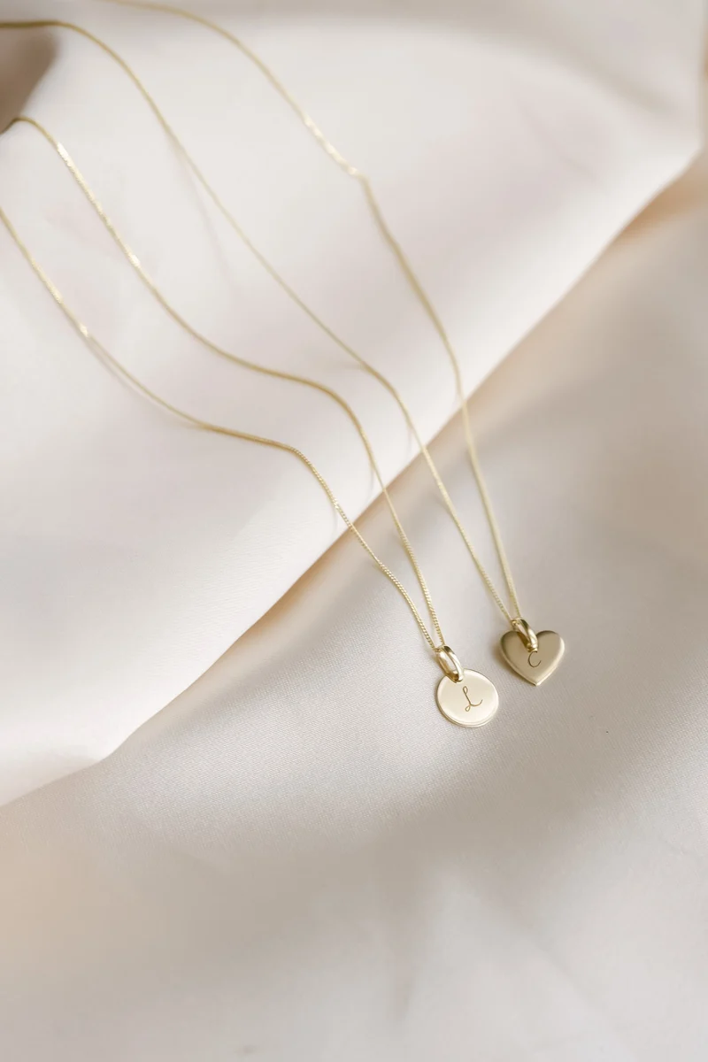 14k Mini Heart Ketting - Gepersonaliseerde Ketting