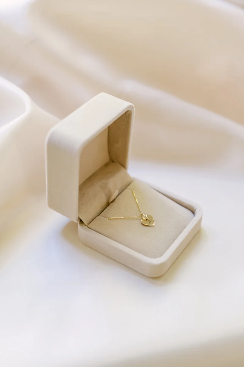 14k Mini Heart Ketting - Gepersonaliseerde Ketting