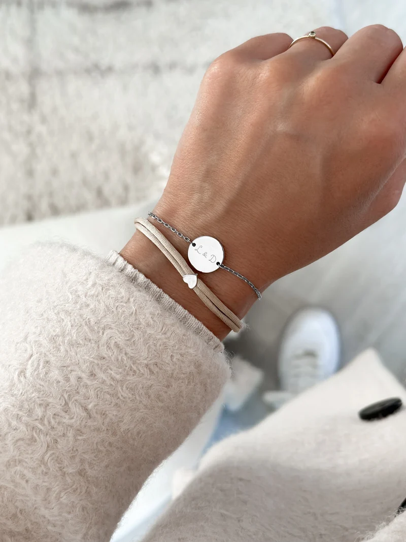 Coin Armband - Zilver - Gepersonaliseerde Armband