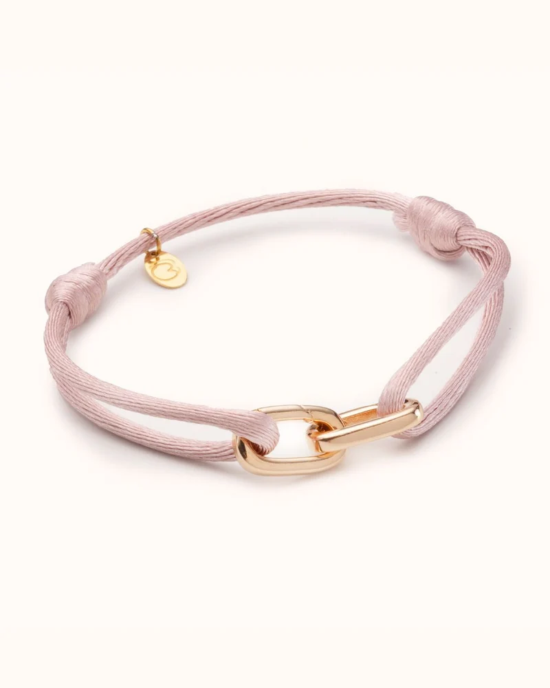 Double Mon Chéri Armband - Verguld - Gepersonaliseerde Armband