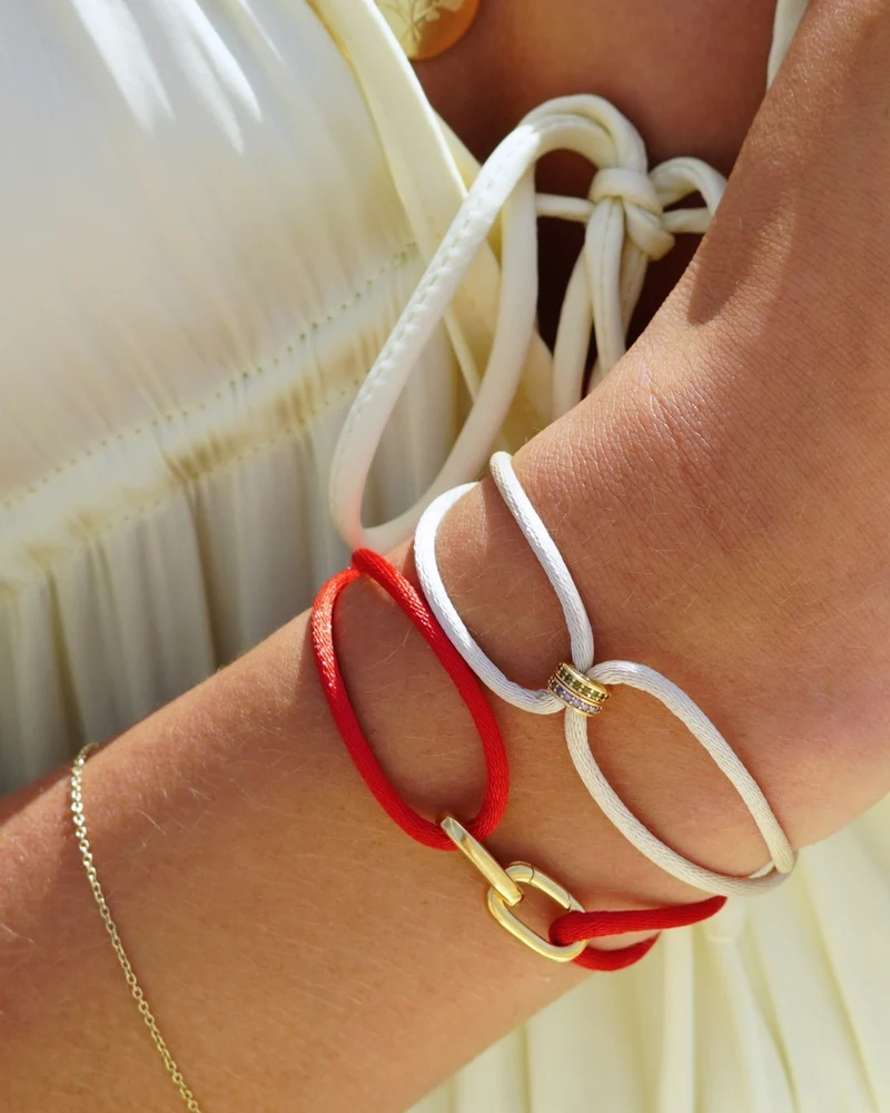 Double Mon Chéri Armband - Verguld - Gepersonaliseerde Armband