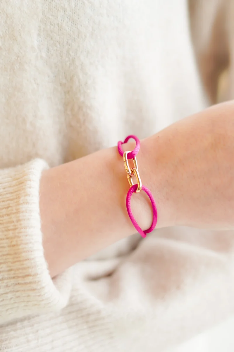 Double Mon Chéri Armband - Verguld - Gepersonaliseerde Armband