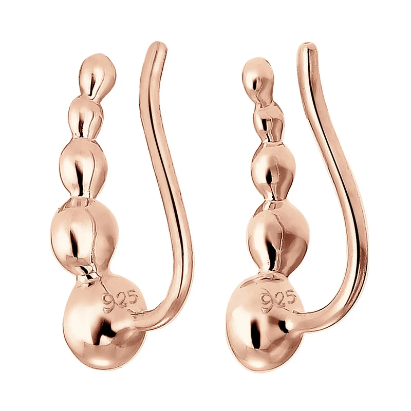 Ear Climber | Mit Kristallen von Swarovski® (Weiß)
