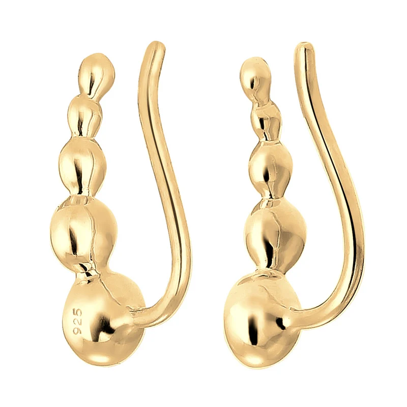 Ear Climber | Mit Kristallen von Swarovski® (Weiß)