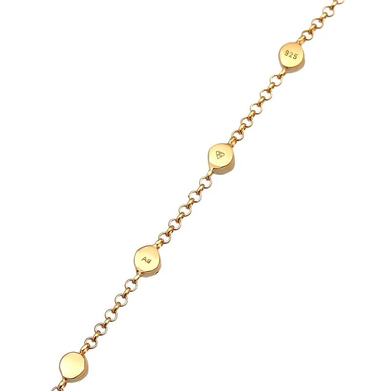 Armband Handchain | Kristalle (Grün)
