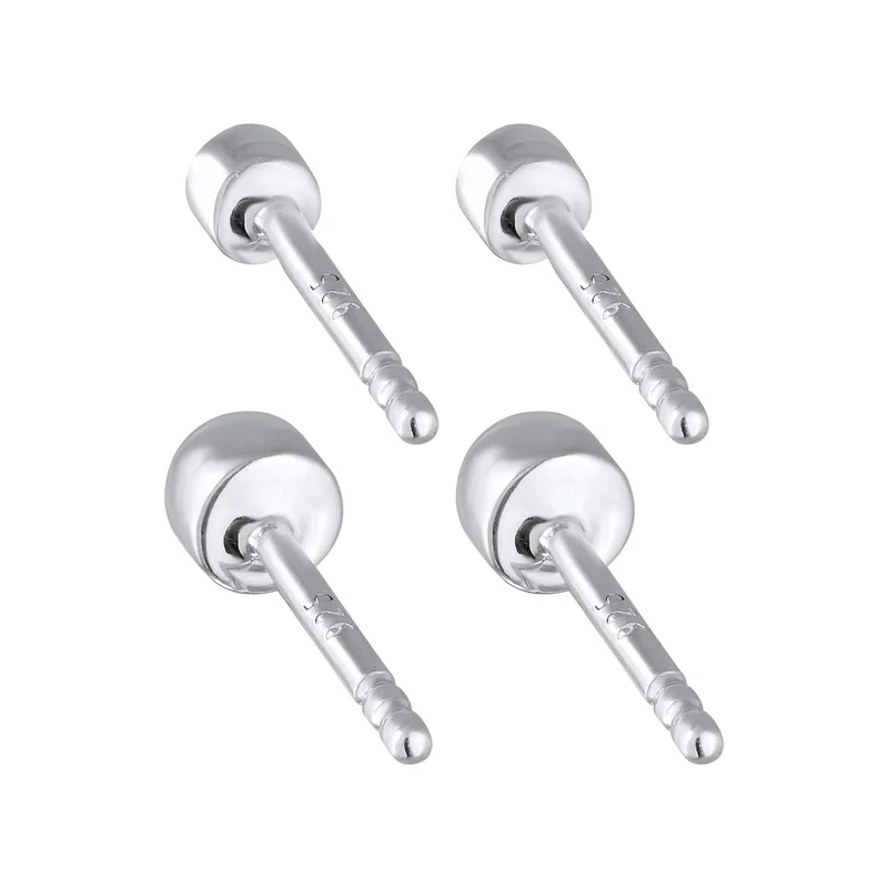 Ohrringset Basic | Kristall (Schwarz)