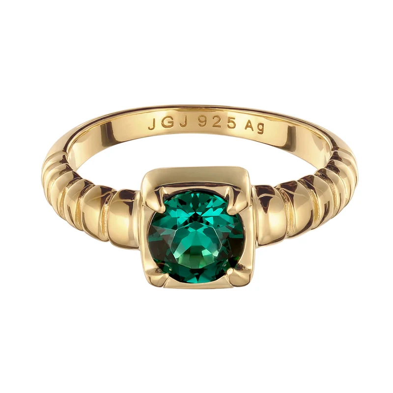 Solitär-Ring | Swarovski Kristalle (Weiß)