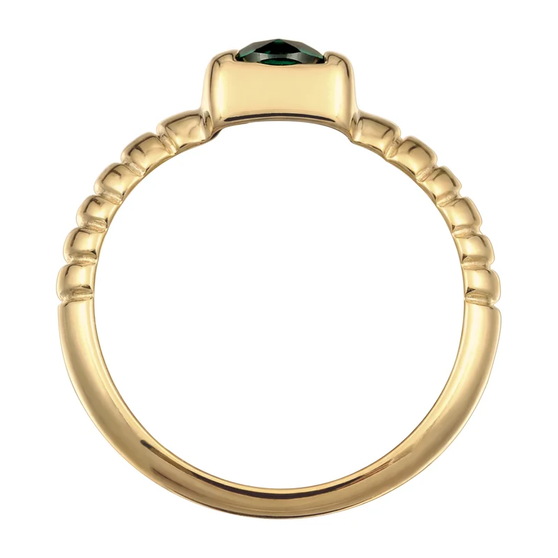 Solitär-Ring | Swarovski Kristalle (Weiß)