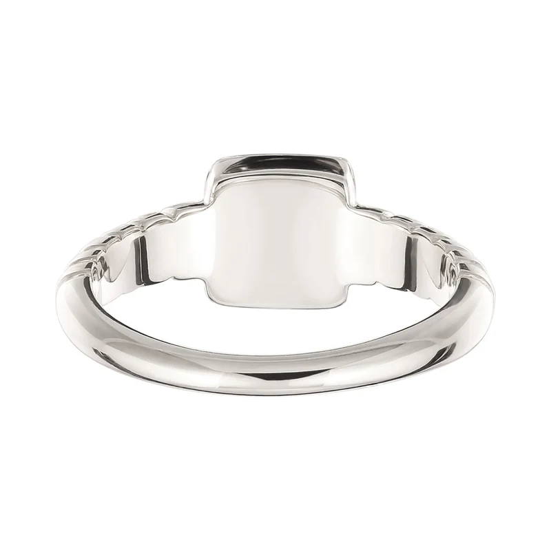 Solitär-Ring | Swarovski Kristalle (Weiß)
