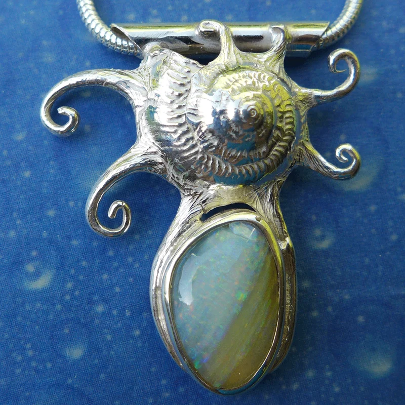 Opal Schmuck Schnecke Anhänger